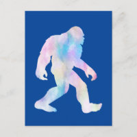 Watercolor Bigfoot     