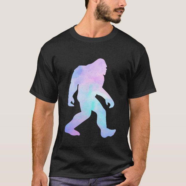 Watercolor Bigfoot T-Shirt (Front)