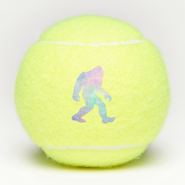 Watercolor Bigfoot Tennis Balls (Front)