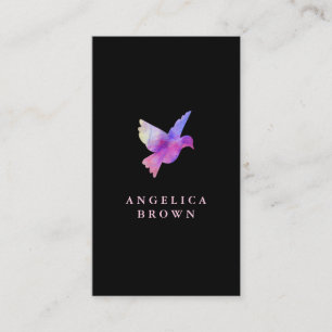 Watercolor Bird Business Card