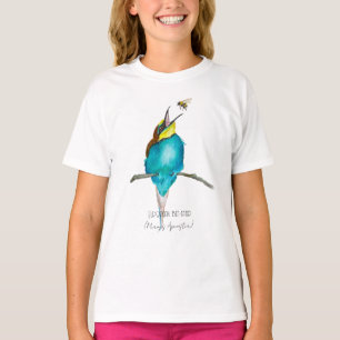 Watercolor bird (European bee-eater) T-Shirt