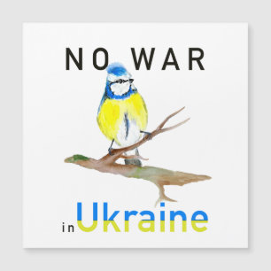 Watercolor bird No war in Ukraine Tote Bag Noteboo