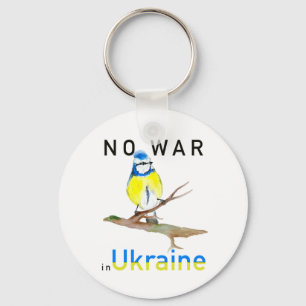 Watercolor bird No war in Ukraine Tote Bag Noteboo Keychain