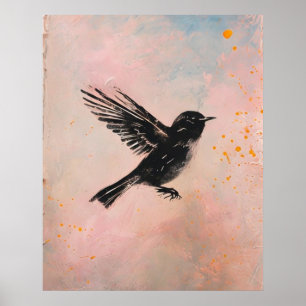 Watercolor Bird Printable Wall Art