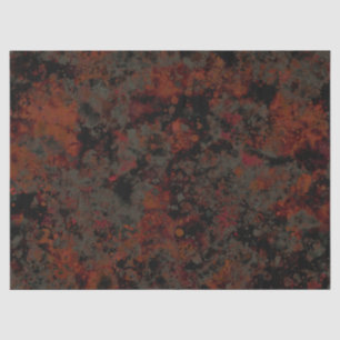Watercolor Black Red Grey Paint Splash Abstract Tissue Paper