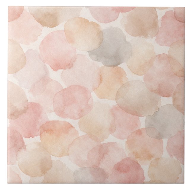 Watercolor Blob Pattern Tile (Front)