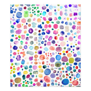 Watercolor blobs photo print
