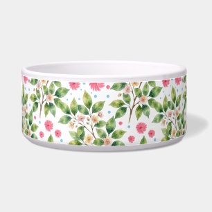 Watercolor Blossom Branch Floral Pattern