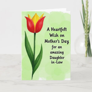 Watercolor Blossom Mothers Card