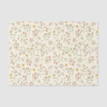 Watercolor Blossoms Pattern