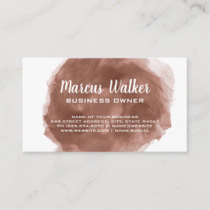 Watercolor Blot Business Card