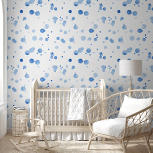Watercolor blue dot  wallpaper