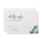 Watercolor Blue Forest Winter Wedding