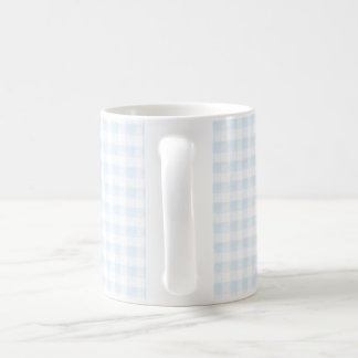 Watercolor Blue Gingham Coffee Mug