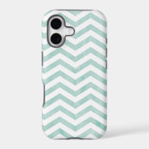 Watercolor Blue/Teal Chevron Pattern