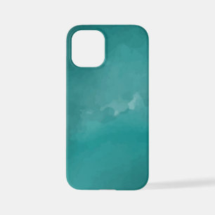 Watercolor-blue-texture iPhone 12 Mini Case