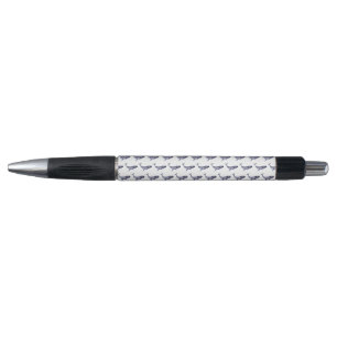 Watercolor blue whale pen
