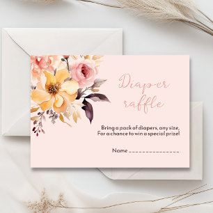 Watercolor blush pink girl baby shower invitation