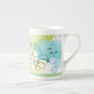 Watercolor Bohemian design on a specialty mug
