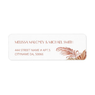 Watercolor Boho Floral Teracotta