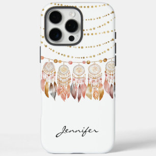 Watercolor Boho Indian Dreamcatcher iPhone 16 Pro Max Case