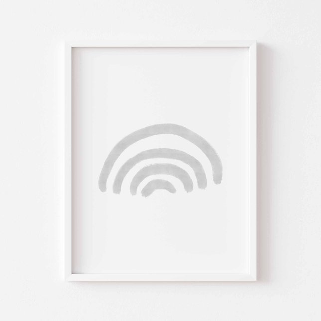 Watercolor boho minimalist rainbow poster (Creator Uploaded)