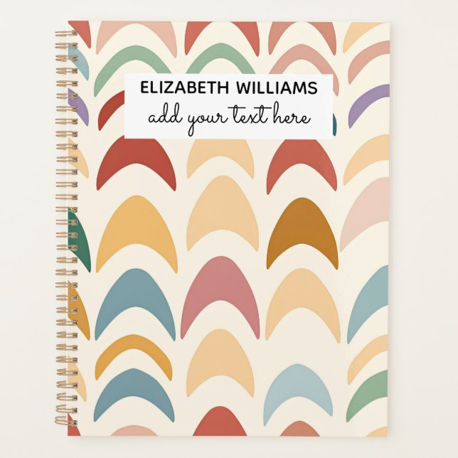 Watercolor Boho Rainbow (Devant)