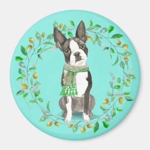 Watercolor Boston Terrier Bestie Magnet