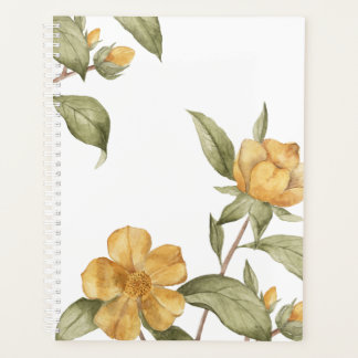 Watercolor Botanical Floral Planner & Organizer