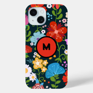 Watercolor Botanical Florals iPhone 15 Case