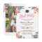 Watercolor Botanical Pink Floral Graduation Party
