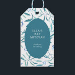 Watercolor Botanical Star of David Bar Bat Mitzvah Gift Tags<br><div class="desc">Perfect gift tag for party favours at a bat mitzvah, bar mitzvah or other Jewish celebration! Hand made watercolor art for you on the front and back side! FULLY CUSTOMIZABLE! Click on “Personalize” above to edit the text. Click "edit using design tool" to adjust the fonts, colours and placements and...</div>