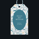 Watercolor Botanical Star of David Bar Bat Mitzvah Gift Tags<br><div class="desc">Perfect gift tag for party favours at a bat mitzvah, bar mitzvah or other Jewish celebration! Hand made watercolor art for you on the front and back side! FULLY CUSTOMIZABLE! Click on “Personalize” above to edit the text. Click "edit using design tool" to adjust the fonts, colours and placements and...</div>