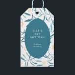 Watercolor Botanical Star of David Bar Bat Mitzvah Gift Tags<br><div class="desc">Perfect gift tag for party favours at a bat mitzvah, bar mitzvah or other Jewish celebration! Hand made watercolor art for you on the front and back side! FULLY CUSTOMIZABLE! Click on “Personalize” above to edit the text. Click "edit using design tool" to adjust the fonts, colours and placements and...</div>