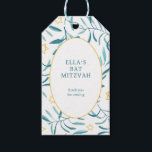 Watercolor Botanical Star of David Bar Bat Mitzvah Gift Tags<br><div class="desc">Perfect gift tag for party favours at a bat mitzvah, bar mitzvah or other Jewish celebration! Hand made watercolor art for you on the front and back side! FULLY CUSTOMIZABLE! Click on “Personalize” above to edit the text. Click "edit using design tool" to adjust the fonts, colours and placements and...</div>