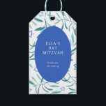Watercolor Botanical Star of David Bar Bat Mitzvah Gift Tags<br><div class="desc">Perfect gift tag for party favours at a bat mitzvah, bar mitzvah or other Jewish celebration! Hand made watercolor art for you on the front and back side! FULLY CUSTOMIZABLE! Click on “Personalize” above to edit the text. Click "edit using design tool" to adjust the fonts, colours and placements and...</div>