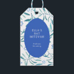 Watercolor Botanical Star of David Bar Bat Mitzvah Gift Tags<br><div class="desc">Perfect gift tag for party favours at a bat mitzvah, bar mitzvah or other Jewish celebration! Hand made watercolor art for you on the front and back side! FULLY CUSTOMIZABLE! Click on “Personalize” above to edit the text. Click "edit using design tool" to adjust the fonts, colours and placements and...</div>