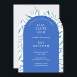 Watercolor Botanical Star of David Bar Bat Mitzvah Invitation<br><div class="desc">Perfect card to announce a bat mitzvah, bar mitzvah or other Jewish celebration! Hand made watercolor art for you on the front and back side! FULLY CUSTOMIZABLE! Click on “Personalize” above to edit the text. Click "edit using design tool" to adjust the fonts, colours and placements and to delete the...</div>