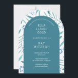 Watercolor Botanical Star of David Bar Bat Mitzvah Invitation<br><div class="desc">Perfect card to announce a bat mitzvah, bar mitzvah or other Jewish celebration! Hand made watercolor art for you on the front and back side! FULLY CUSTOMIZABLE! Click on “Personalize” above to edit the text. Click "edit using design tool" to adjust the fonts, colours and placements and to delete the...</div>