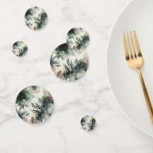 Watercolor Botanical Table Confetti