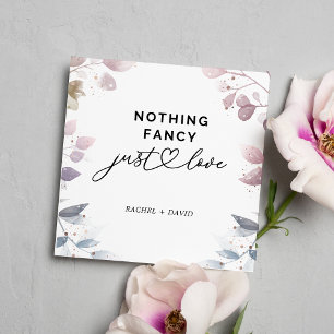 Watercolor Botanical We Eloped Elopement Cards