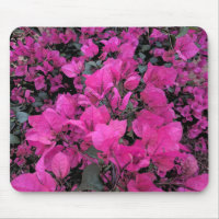 Watercolor Bougainvillea Mouse Pad