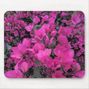 Watercolor Bougainvillea Mouse Pad