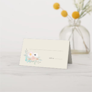Watercolor Bouquet, placecards