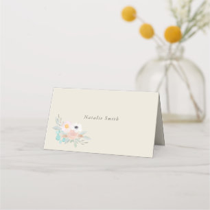 Watercolor Bouquet, placecards