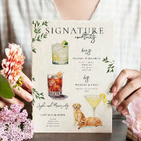 Watercolor | Bride & Groom Signature Drink