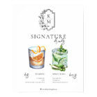 Watercolor | Bride & Groom Signature Drink