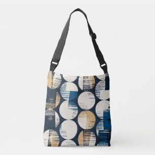 Watercolor Broken Dots, Dyed Effect. Crossbody Bag
