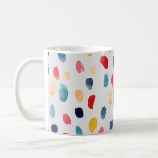 Watercolor Brush Strokes: Abstract Seamless. Coffee Mug