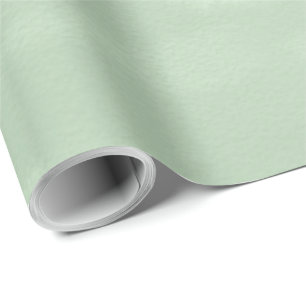 Watercolor Brushed Pastel Sage Wrapping Paper